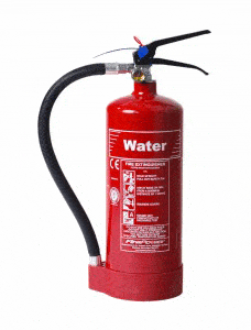 Water fire extinguisher - a type of extinguisher