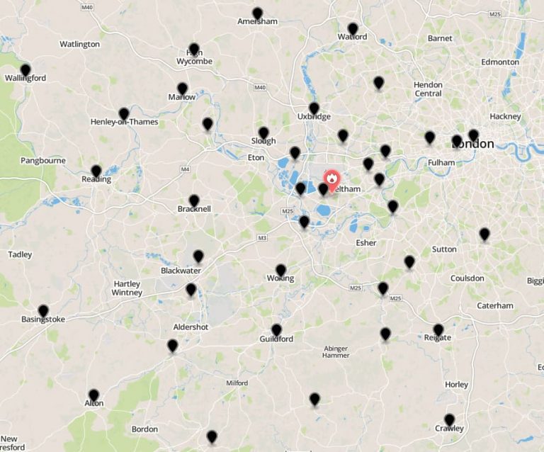 Our Locations Surrey Fire & Safety Ltd