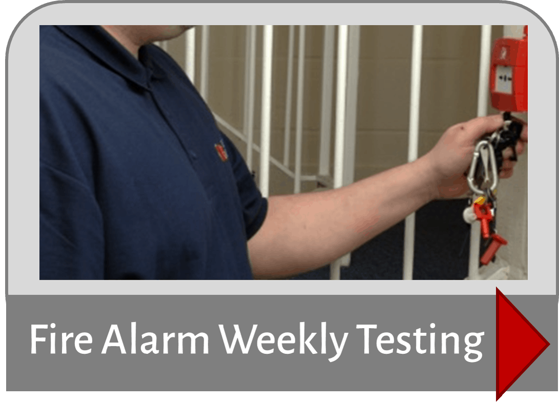 fire alarm weekly testing Surrey Fire