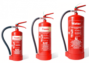 how many fire extinguishers are required in a business premises