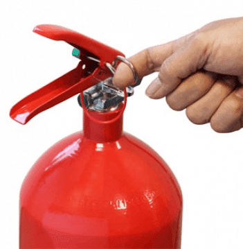 CO2 fire extinguisher