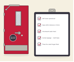 Fire doot compliance checklist