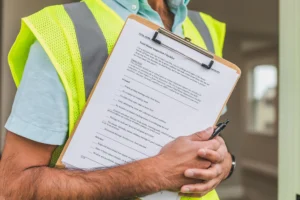 Fire door compliance check