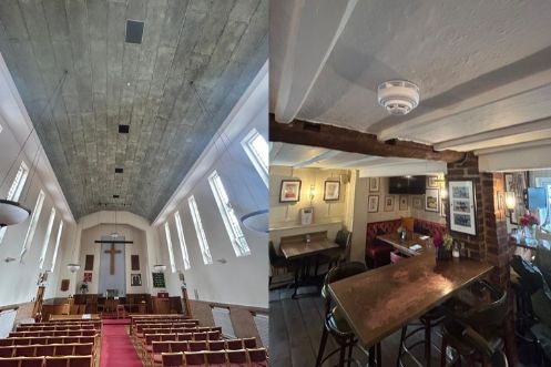 Example of a couple of different sectors we have dealt with image shows church and a pub.